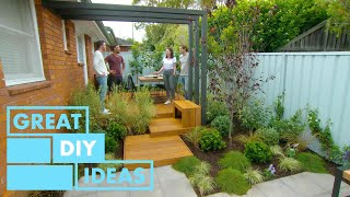 TINY Backyard Makeover  DIY  Great Home Ideas [upl. by Iturk]