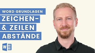 Zeichenabstand und Zeilenabstand in Word ändern  Einfach am Beispiel erklärt [upl. by Chadabe]