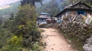 Trekking in Nepal Lukla to Namche Bazaar [upl. by O'Donnell88]