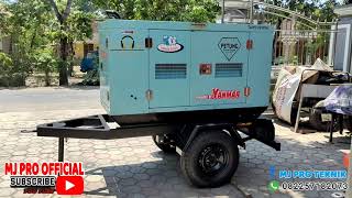 Service maintenance Genset yamagen 20kva amp pemasangan trailer full gardan [upl. by Kudva702]