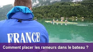 Jérôme Déchamp aviron – Comment placer les rameurs dans un bateau [upl. by Inavoj690]