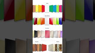 Aluminum composite panel Alucobond with different color [upl. by Antin879]