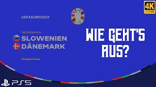 Slowenien  Dänemark EURO 2024 ⚽️ I 1 Spieltag der Gruppe C 🏆 Das Orakelspiel Deutsch 4K [upl. by Prunella]