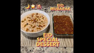 🌙 Eid Special Dessert 👉🏻 Milk amp Zorda Shemai Recipe  দুধ সেমাই এবং ঝরঝরে জরর্দা সেমাই😋 [upl. by Autum904]