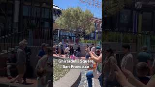 Beautiful Ghirardelli Square San Francisco California 61624 [upl. by Elleuqar]