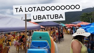 UBATUBA HOJE  Véspera de réveillon e já tá lotado [upl. by Quita]