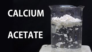 Making Calcium Acetate from eggshells [upl. by Maurice]