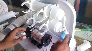 Ro installation water filter asembal kese kre आरो फिल्टर कैसे तैयार होता है [upl. by Maybelle]