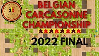 Belgium Carcassonne Championship 2022 FINAL [upl. by Yhtur577]