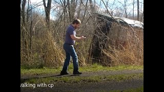 walking with spastic Bilateral CP    a day in the life of cerebral palsy [upl. by Waite296]