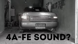 Toyota Great Corolla AE101  4AFE exhaust sound HD [upl. by Goldfinch]