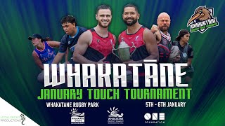 LIVE  Whakatāne January Touch Tournament 2024  Round Robin and FINALS  Live Stream [upl. by Eachern]