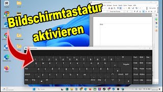 Windows 11 Bildschirmtastatur aktivieren  Anleitung [upl. by Charita]