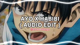 Ayo x Habibi audio edit  Albanian remix [upl. by Wilsey]