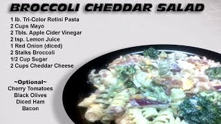 Broccoli Cheddar Salad [upl. by Vyky]