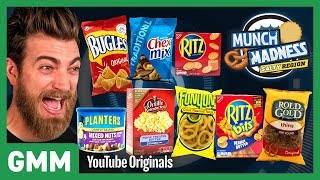 Munch Madness Taste Test Salty Snacks [upl. by Onavlis]