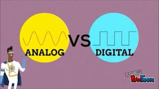 Analog VS Digital Signal animation video by Telecommunicationhub [upl. by Esyla648]