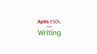 Aptis ESOL Writing test – format and tips [upl. by Laeno552]