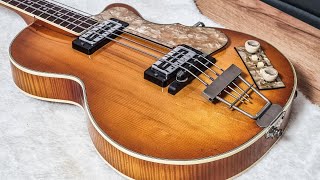 Hofner 5002 Club Bass 1967 Natural  KRUPI GUITARS [upl. by Brunn]