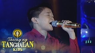 Tawag ng Tanghalan Kids Mackie Empuerto  Patuloy Ang Pangarap [upl. by Uyekawa312]