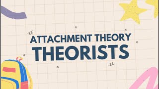 Attachment Theory Theorists [upl. by Einaffyt624]