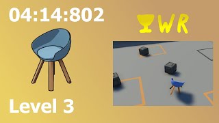 quotLeisure Chairquot Level 3 Speedrun World Record 0414802  Lively Chair Simulator [upl. by Gnen]