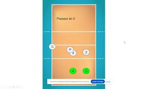 Position de Réception volleyball secondaire 2 [upl. by Ajnin]