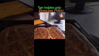 Tam buğday Unlu Ev Yapımı Ramazan Pidesi Tarifi  Ramadan pita with whole wheat flour [upl. by Ilhsa]