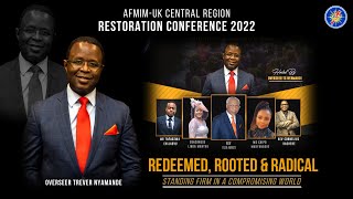 AFMIM UK Central Region Restoration Conference  Overseer Trever Nyamande [upl. by Aenotna96]