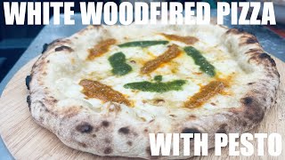 White Woodfired Pizza with Pesto [upl. by Yhpos]