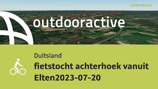 Fietsroute in Duitsland fietstocht achterhoek vanuit Elten20230720 [upl. by Anyrb]