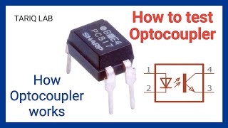 How To Test Optocoupler  How Optocoupler Works [upl. by Hayward]