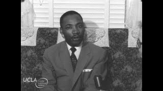 quotBoycott leader Martin Luther King Jr comments on court convictionquot Montgomery AL 3271956 [upl. by Barfuss]