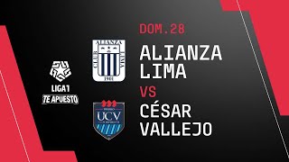 Alianza Lima 21 César Vallejo RESUMEN goles y mejores jugadas del partido por la Liga1 Te Apuesto [upl. by Ahtiekal674]