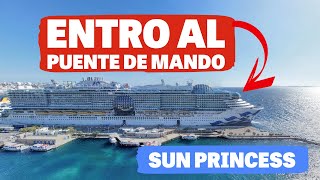 PUENTE DE MANDO DE UN MEGA CRUCERO Y CHARLA CON EL SEGUNDO CAPITÁN [upl. by Htebizile]