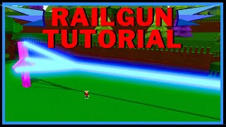 Railgun Part 2 Tutorial In Build A Boat For Treasure ROBLOX [upl. by Nimesh]