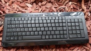 quotTyphoon USB Illuminated Keyboard K100 mit Tastaturbeleuchtungquot Test [upl. by Yeslrahc]