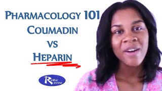 NCLEX Review Coumadin vs Heparin [upl. by Eilrahc]