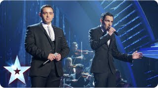 Richard and Adam singing The Impossible Dream  Final 2013  Britains Got Talent 2013 [upl. by Primo]