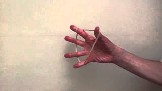 Finger Extensor Strengthening with Elastic Band [upl. by Moll]