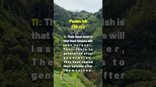 VERSES PSALM 49 1012 [upl. by Woolcott]