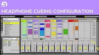 Ableton Live DJ Tutorial How to Set Up Headphone Cueing [upl. by Paulita]