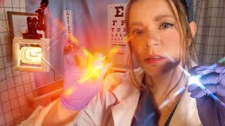 ASMR Hospital Eye Doctor Exam amp Mapping Your Eyes  Astigmatism Testing [upl. by Picardi]