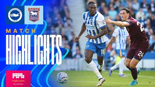 HIGHLIGHTS  Brighton v Ipswich  Premier League [upl. by Llevert]