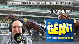 🔴🏇Pronostic Géant GenybetTurf Samedi 7 Septembre R1 VINCENNES🔴🏇 [upl. by Albric]