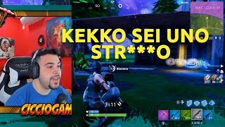 CICCIOGAMER89 LITIGA CON KEKKOBOMBA IN LIVE [upl. by Nowed]