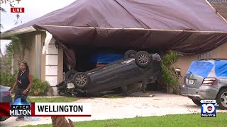 Neighbors unite after Wellington tornado devastation after Milton [upl. by Ullund]