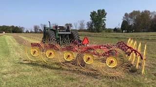 New Holland Pro Cart 1022 Rake [upl. by Neelahs877]