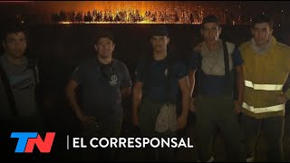 TN en Corrientes  El testimonio de los bomberos voluntarios que están trabajando en la zona [upl. by Annayak]