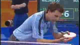 Table Tennis Athens 2004 Waldner vs Boll  part 3 [upl. by Applegate]